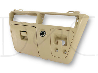 05-07 Ford F250 F350 Center Lower Dash Panel Storage Compartment Cubby Tan