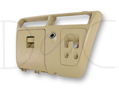 05-07 Ford F250 F350 Center Lower Dash Panel Storage Compartment Cubby Tan