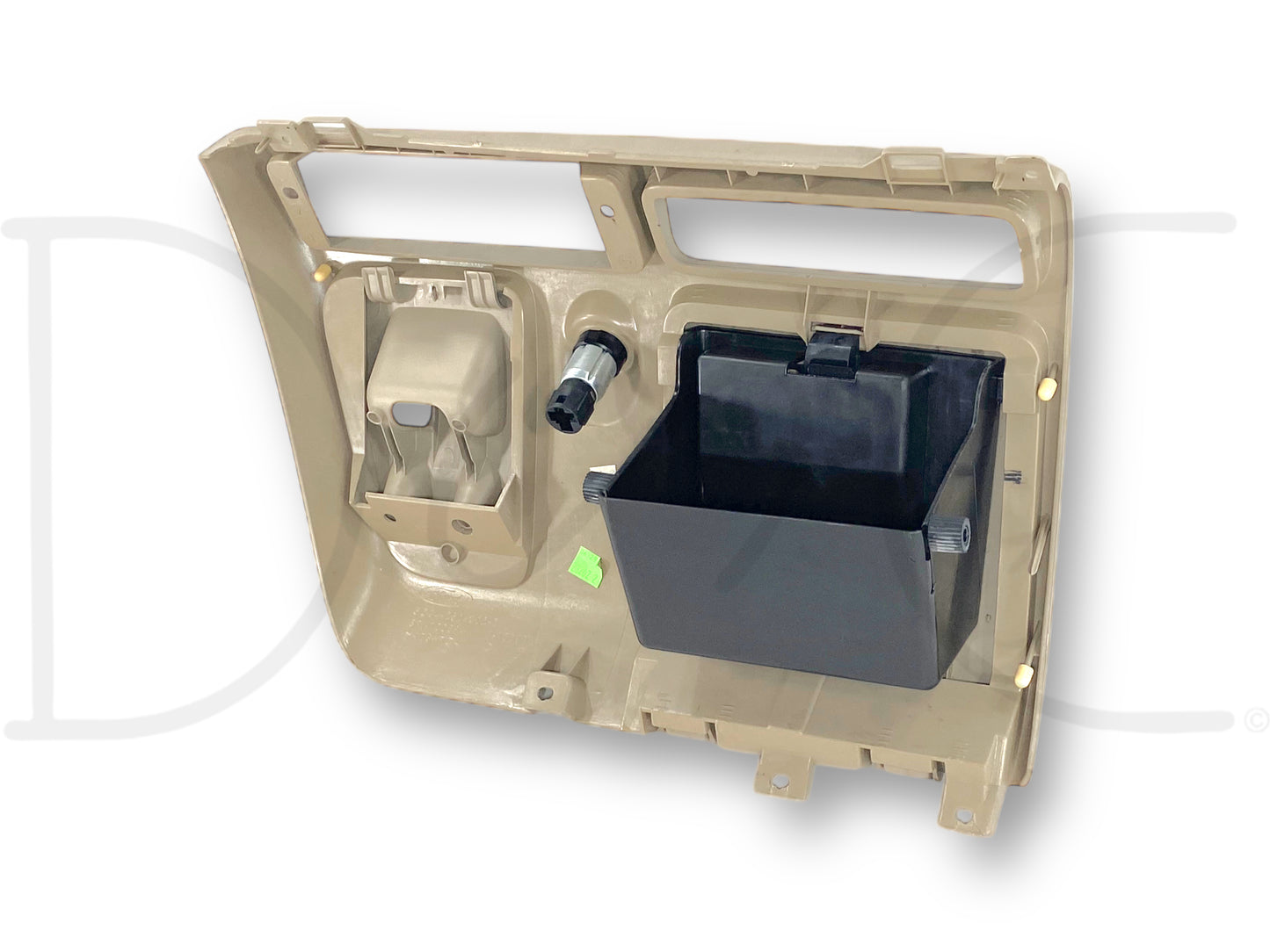 05-07 Ford F250 F350 Center Lower Dash Panel Storage Compartment Cubby Tan