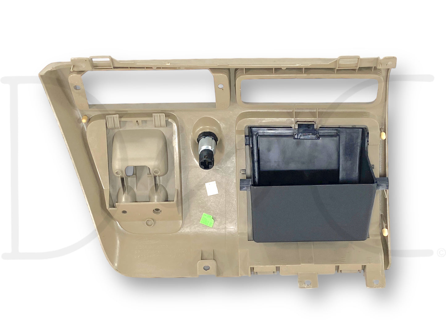 05-07 Ford F250 F350 Center Lower Dash Panel Storage Compartment Cubby Tan