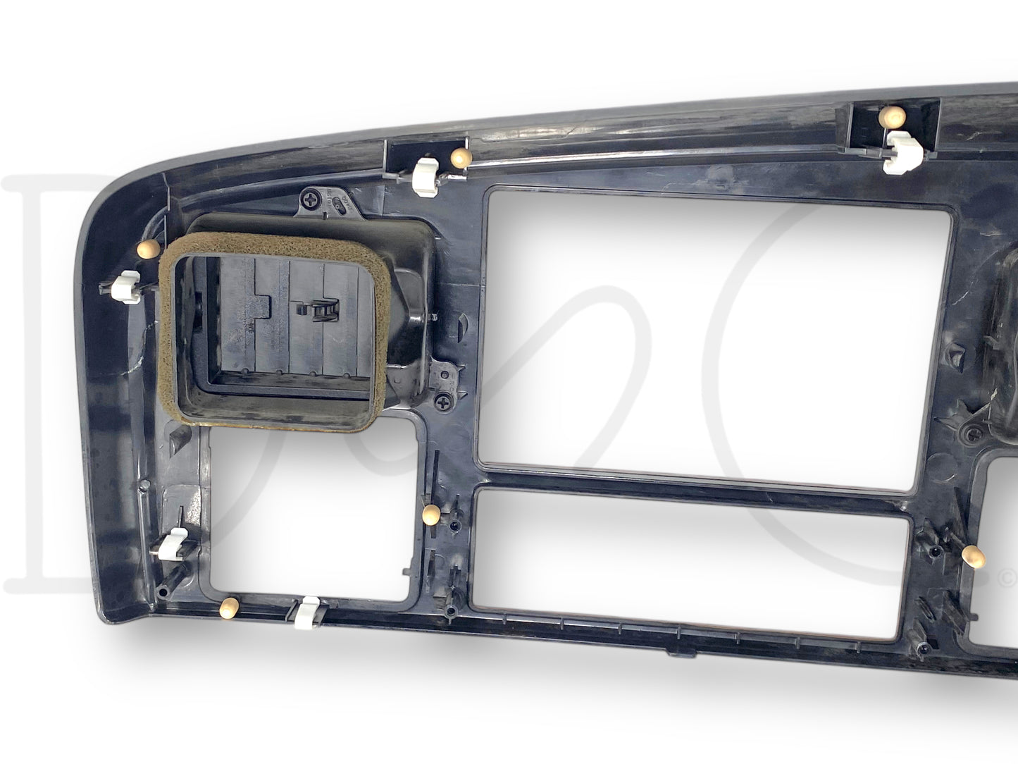 05-07 Ford F250 F350 Lariat Dash Bezel Radio Cluster Panel Black W/ Wood Trim