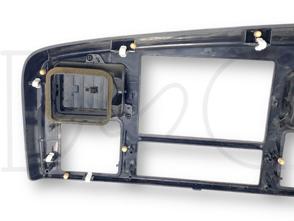 05-07 Ford F250 F350 Lariat Dash Bezel Radio Cluster Panel Black W/ Wood Trim