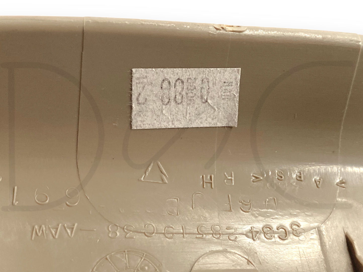 99-07 Ford F250 F350 Extended Cab RH Right Upper Rear Door Latch Trim Cover Tan