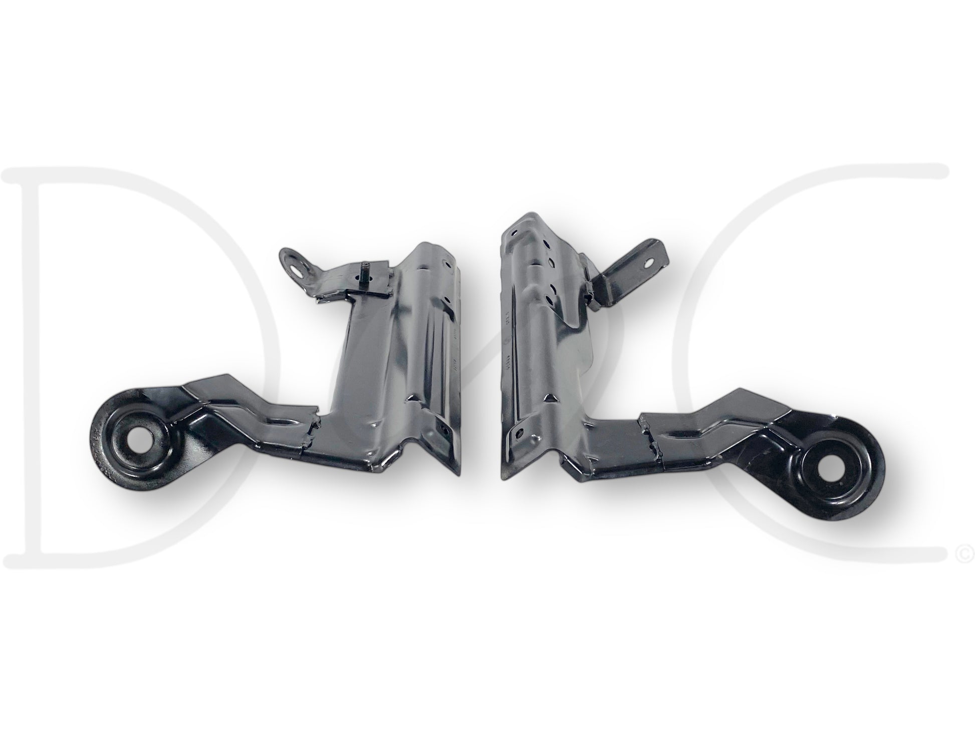 99-07 Ford F250 F350 Center Console Jump Seat Mount Bracket Base OEM Brackets, used with good condition and light wear, compatible with 1999-2007 F-250, F-350, F-450, and F-550 trucks, designed for secure mounting of jump seat center console brackets.