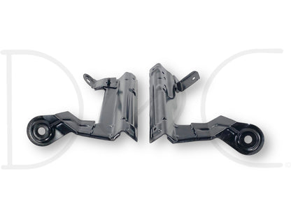 99-07 Ford F250 F350 Center Console Jump Seat Mount Bracket Base OEM Brackets, used with good condition and light wear, compatible with 1999-2007 F-250, F-350, F-450, and F-550 trucks, designed for secure mounting of jump seat center console brackets.