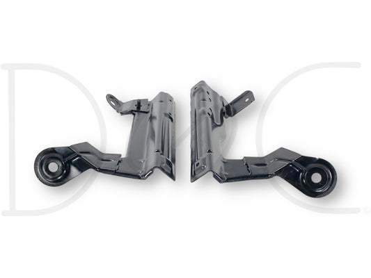 99-07 Ford F250 F350 Center Console Jump Seat Mount Bracket Base OEM Brackets, used with good condition and light wear, compatible with 1999-2007 F-250, F-350, F-450, and F-550 trucks, designed for secure mounting of jump seat center console brackets.