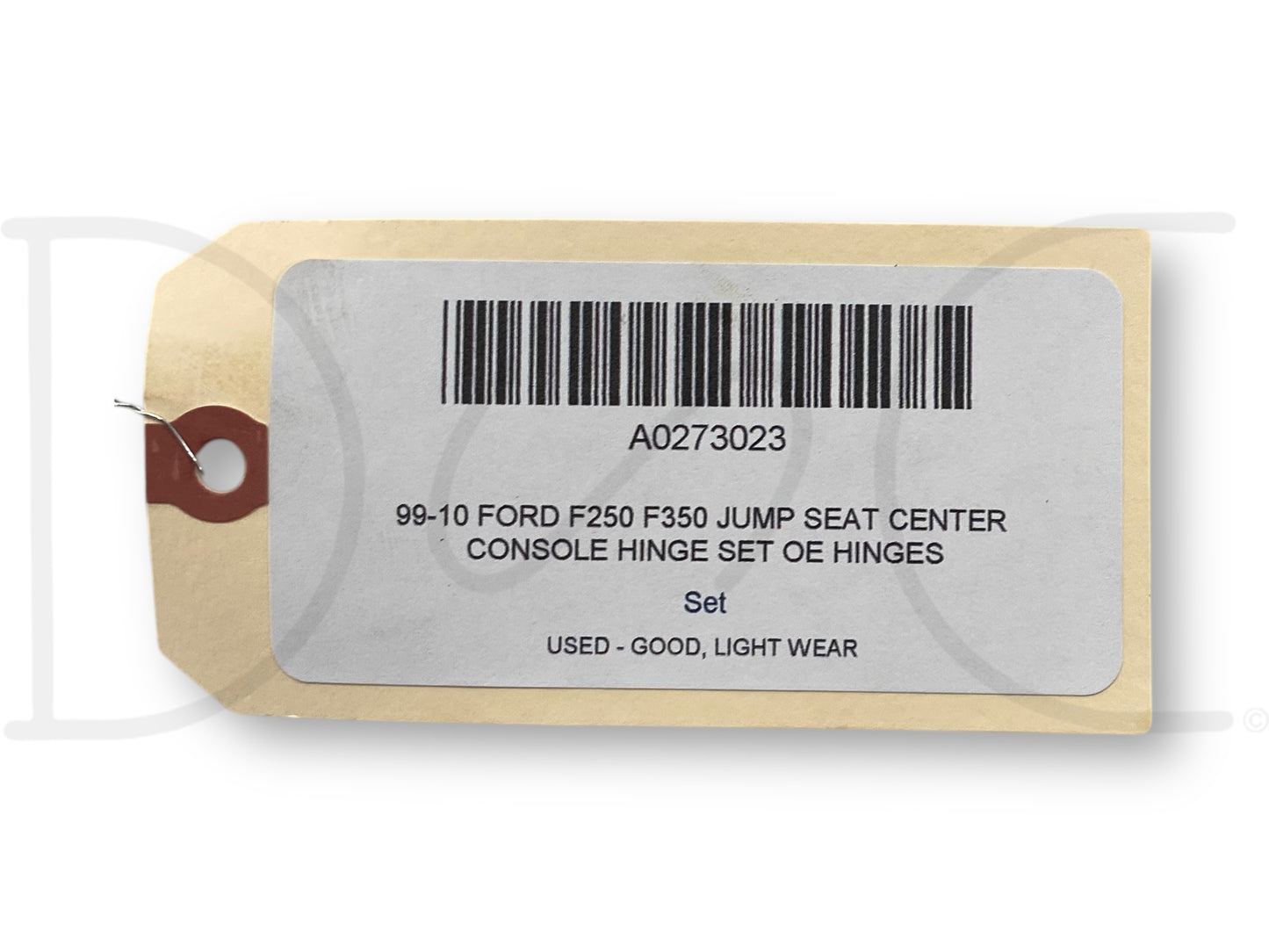 99-10 Ford F250 F350 Jump Seat Center Console Hinge Set OE Hinges