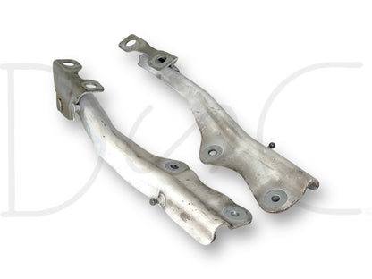 99-07 Ford F250 F350 Super Duty Hood Hinge Set White Hood Hinges OE RH LH Pair