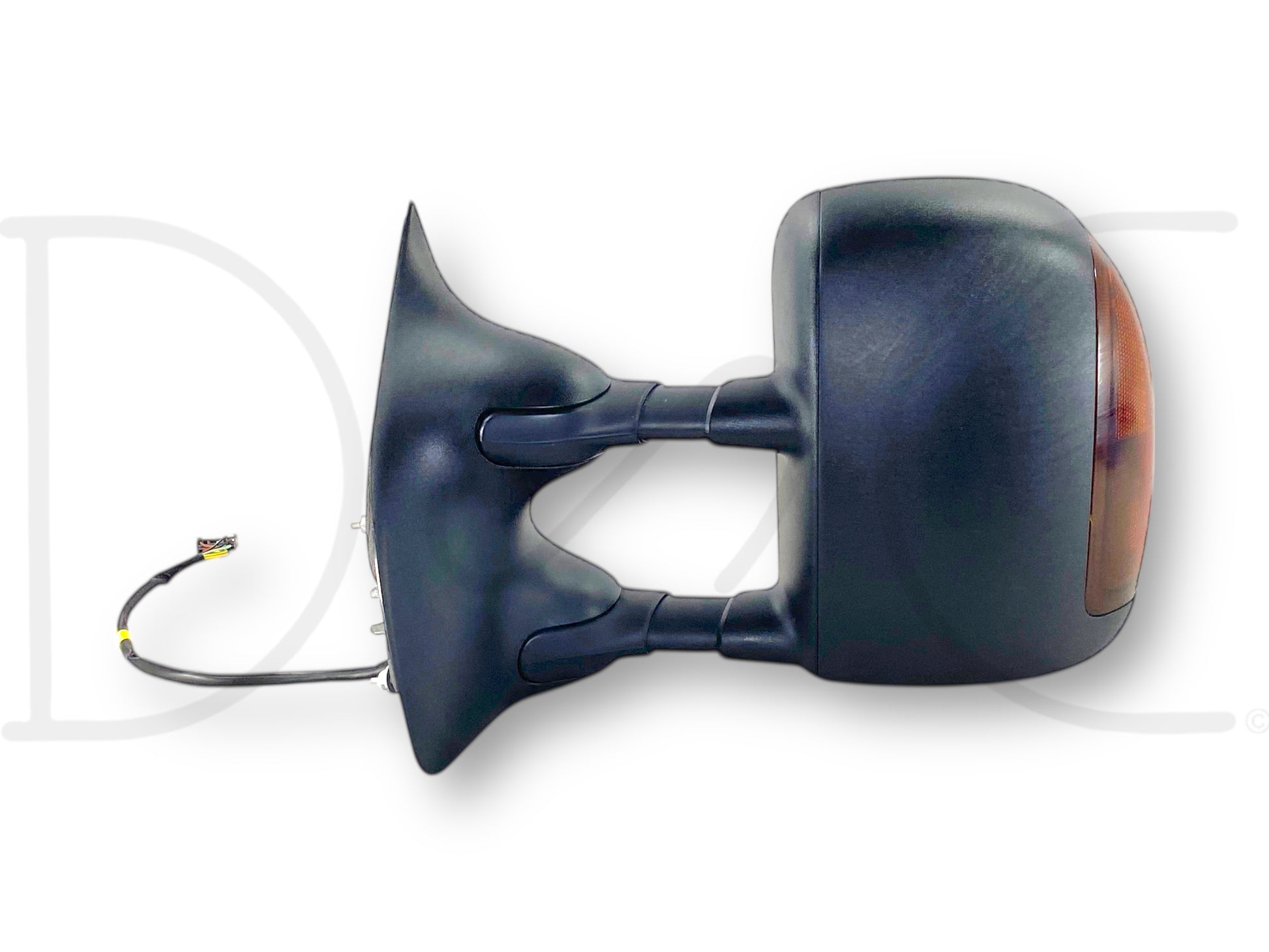 02-07 Ford F250 F350 LH Left Driver Mirror Power Heat Signal OEM used side mirror with power and heat functions, featuring an integrated turn signal, designed for Ford Super Duty trucks from 2002 to 2007, compatible with models including F-250, F-350, F-450, and F-550.