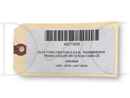 05-07 Ford F250 F350 6.0 6.0L Transmission Trans Cooler 5R110 5C34-7A095-Cb