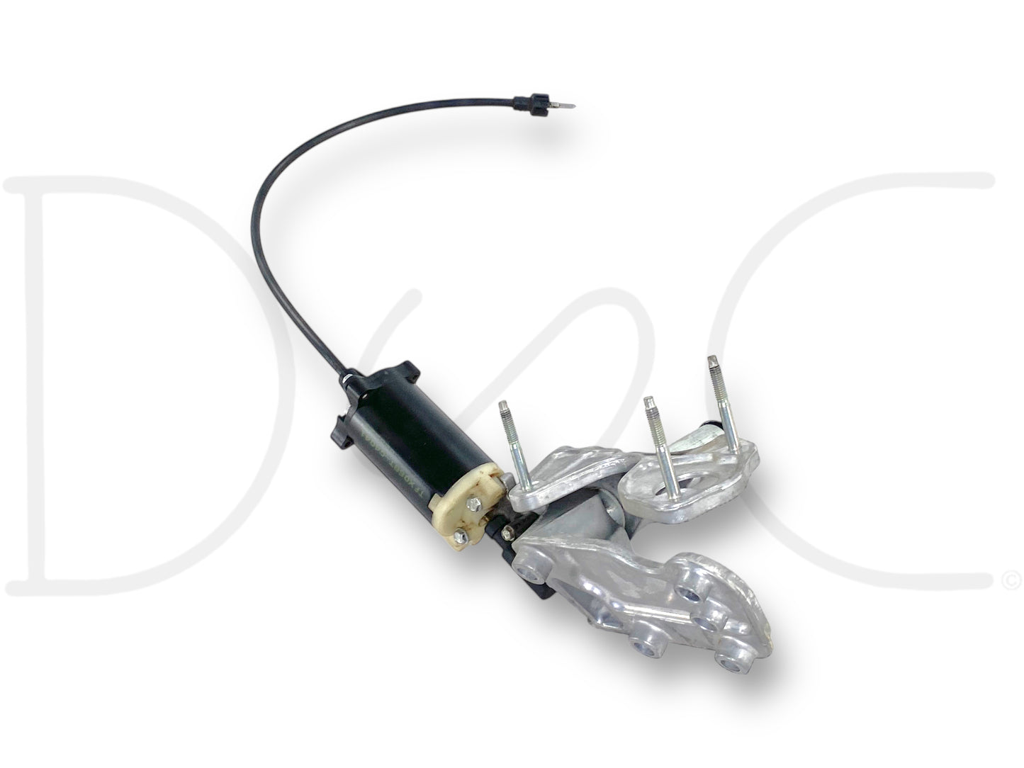 05-07 Ford F250 F350 Super Duty Power Adjustable Pedal Motor OEM with used condition showing light wear, featuring black motor housing and metallic adjustable pedals, compatible with 2005-2007 Ford Super Duty trucks including F-250, F-350, F-450, and F-550 models.