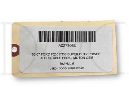05-07 Ford F250 F350 Super Duty Power Adjustable Pedal Motor OEM