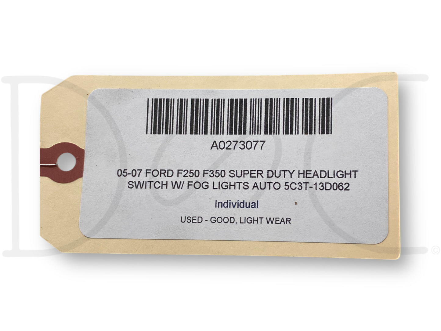 05-07 Ford F250 F350 Super Duty Headlight Switch W/ Fog Lights Auto 5C3T-13D062