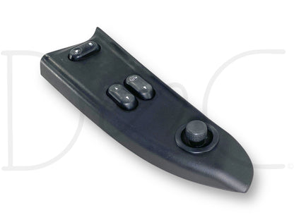 06-07 Ford F250 F350 LH Left Driver Front Power Window Lock Switch Panel Black