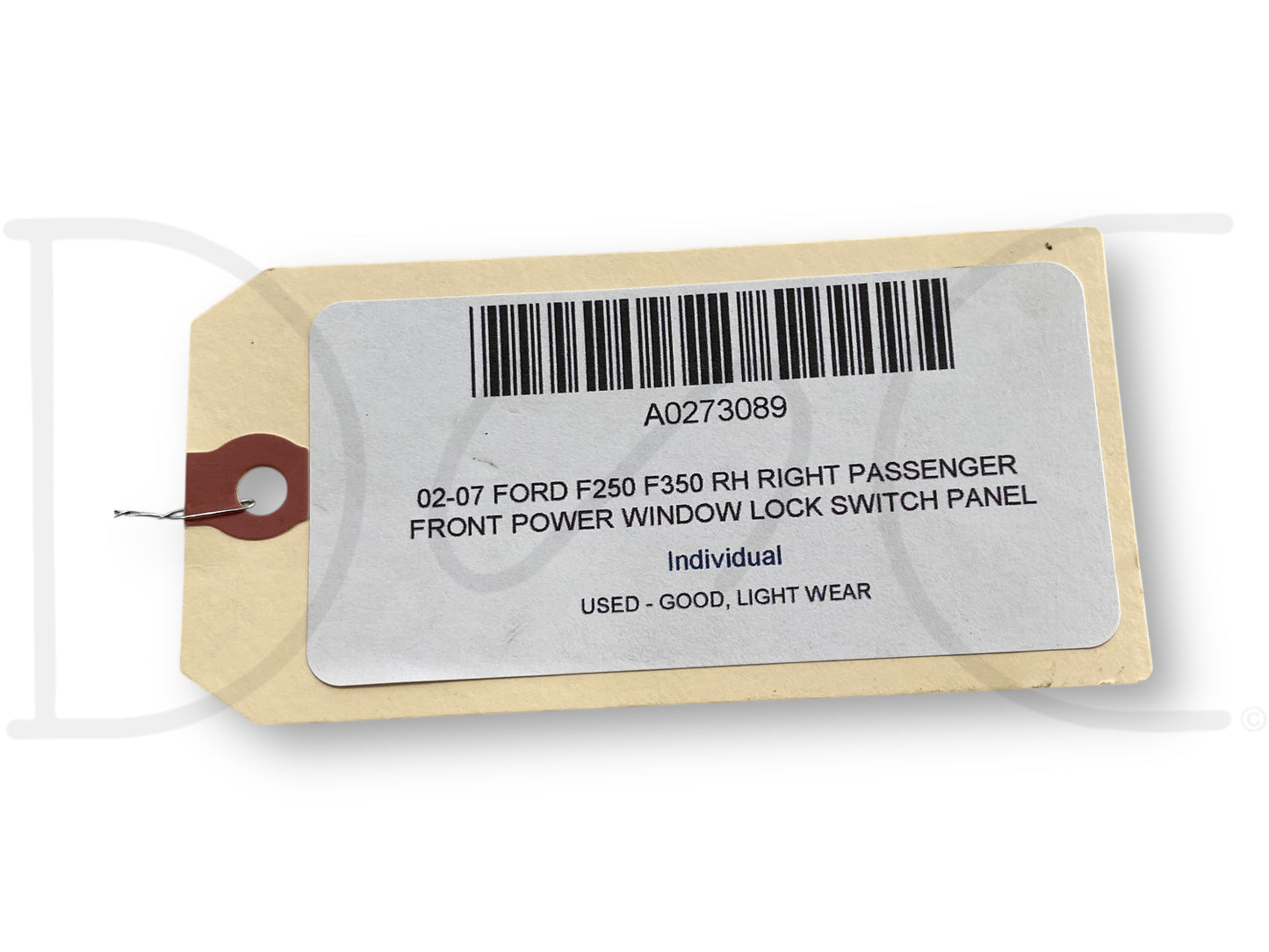 02-07 Ford F250 F350 RH Right Passenger Front Power Window Lock Switch Panel