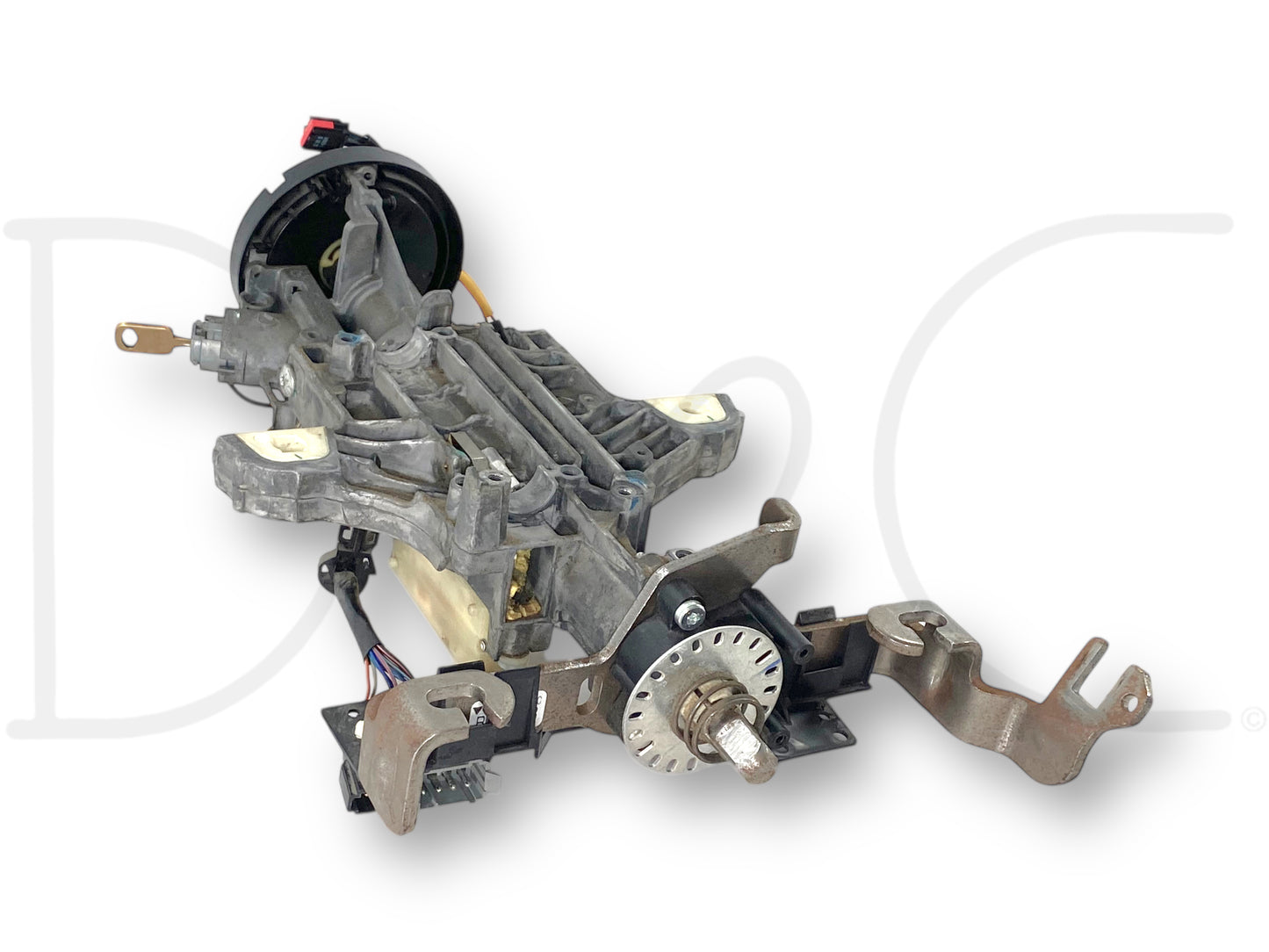 05-07 Ford F250 F350 Tilt Steering Column Auto Trans W/ Key & Clockspring OE