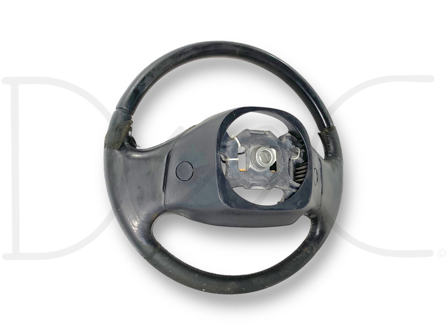 05-07 Ford F250 F350 Black Leather Steering Wheel W/ Stereo Temp Cruise *Blem*
