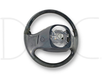 05-07 Ford F250 F350 Black Leather Steering Wheel W/ Stereo Temp Cruise *Blem*