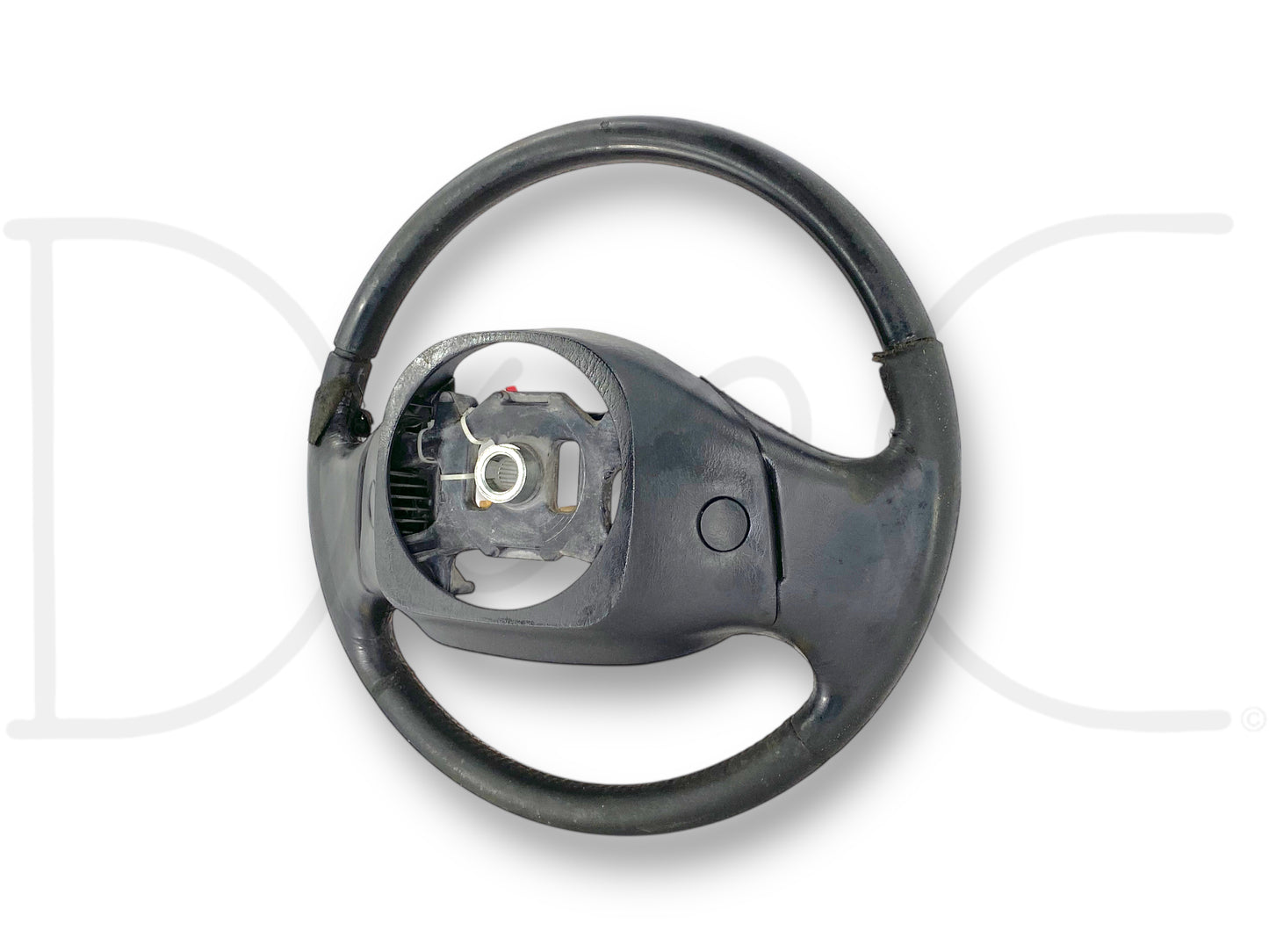 05-07 Ford F250 F350 Black Leather Steering Wheel W/ Stereo Temp Cruise *Blem*