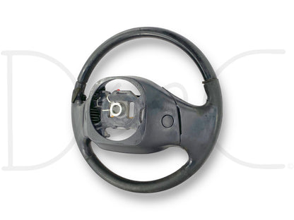 05-07 Ford F250 F350 Black Leather Steering Wheel W/ Stereo Temp Cruise *Blem*