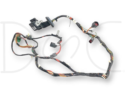 06-07 Ford F250 F350 Right Front Passenger Door Wiring Harness 6C3T-14630-CD, used good condition wiring harness with light wear, compatible with 2006-2007 Ford F-250, F-350, F-450, F-550 Super Duty trucks, suitable for 6.0L diesel Powerstroke models.