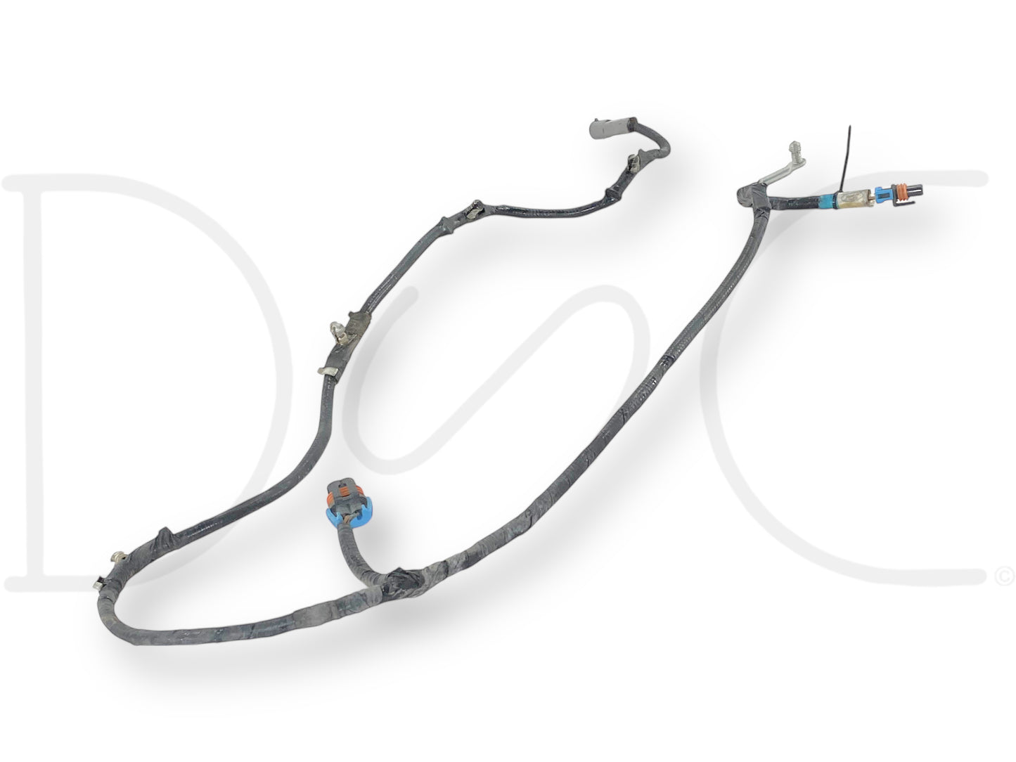 05-07 Ford F250 F350 Front Bumper Fog Light Wiring Harness 5C3T-15A211-P260G Be used wiring harness for front bumper fog lights, compatible with 2005 to 2007 Ford F-250, F-350, F-450, and F-550 trucks, light wear condition, suitable for diesel models including 6.0L Powerstroke.