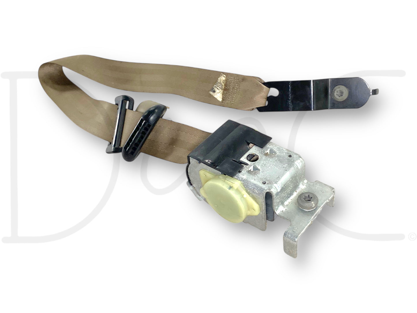 05-07 Ford F250 F350 Extended Cab RH Right Passenger Rear Seat Belt Seatbelt Tan