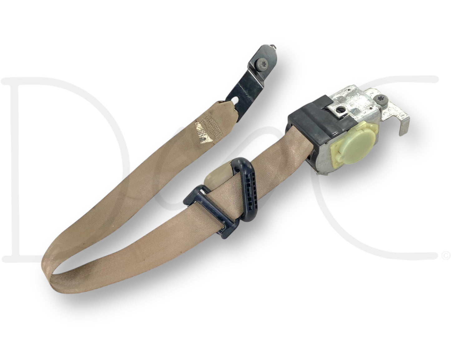 05-07 Ford F250 F350 Extended Cab RH Right Passenger Rear Seat Belt Seatbelt Tan