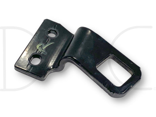 99-07 Ford F250 F350 Extended Cab RH Right Upper Rear Door Latch Catch Striker in used good condition with light wear, suitable for Ford Super Duty models including 6.0L Powerstroke diesel trucks from 1999 to 2007.