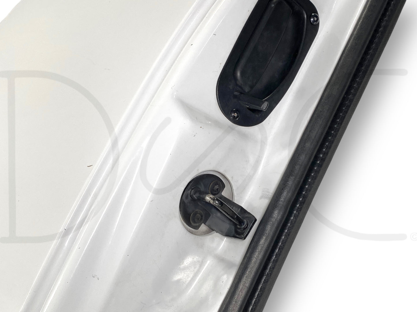 99-07 Ford F250 F350 Extended Cab RH Right Passenger Rear Door Z1 White / Aq Tan