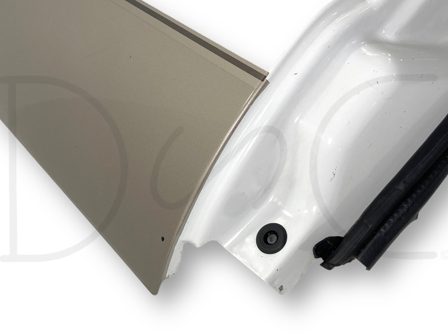 99-07 Ford F250 F350 Extended Cab RH Right Passenger Rear Door Z1 White / Aq Tan