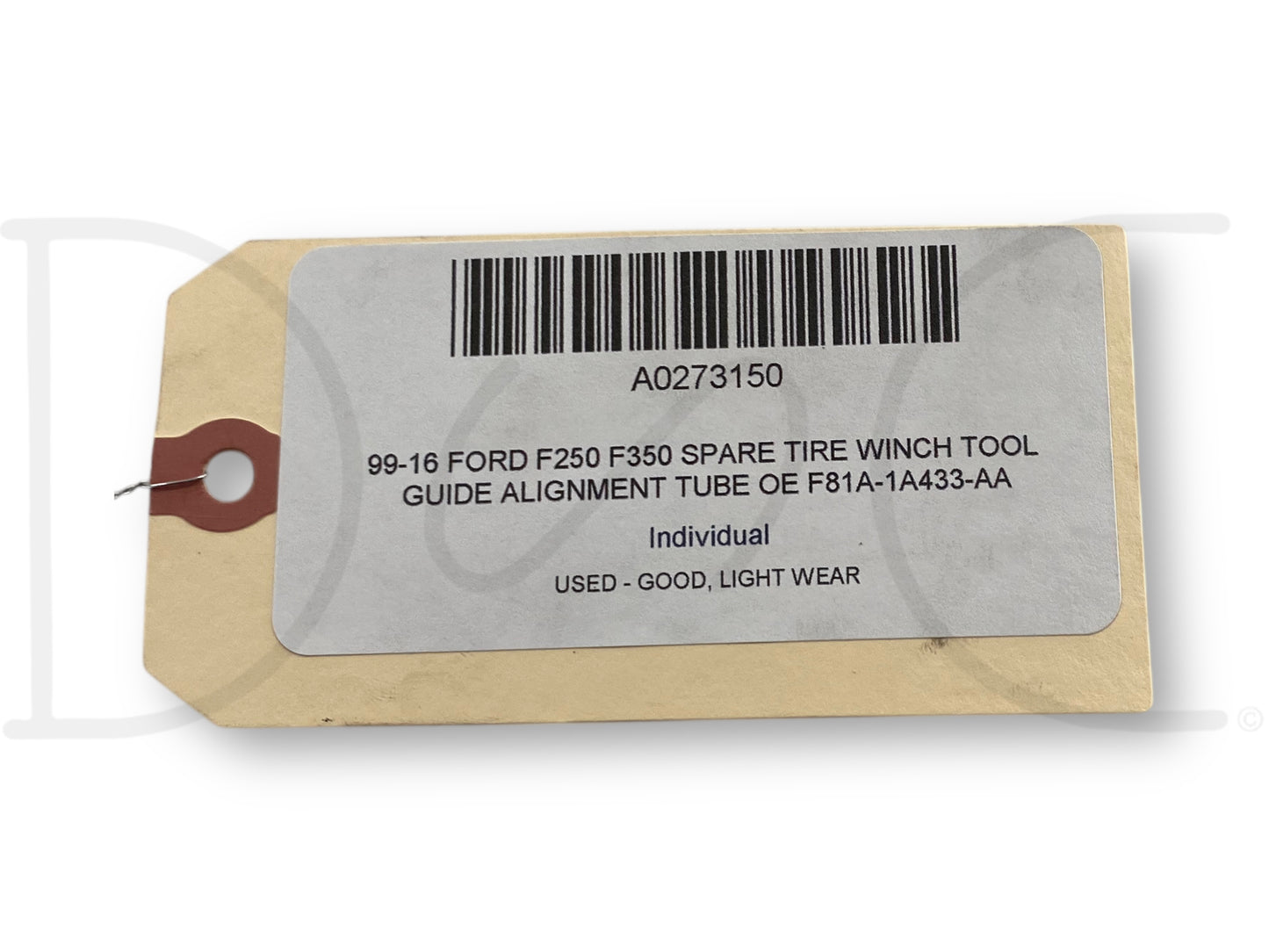 99-16 Ford F250 F350 Spare Tire Winch Tool Guide Alignment Tube OE F81A-1A433-Aa