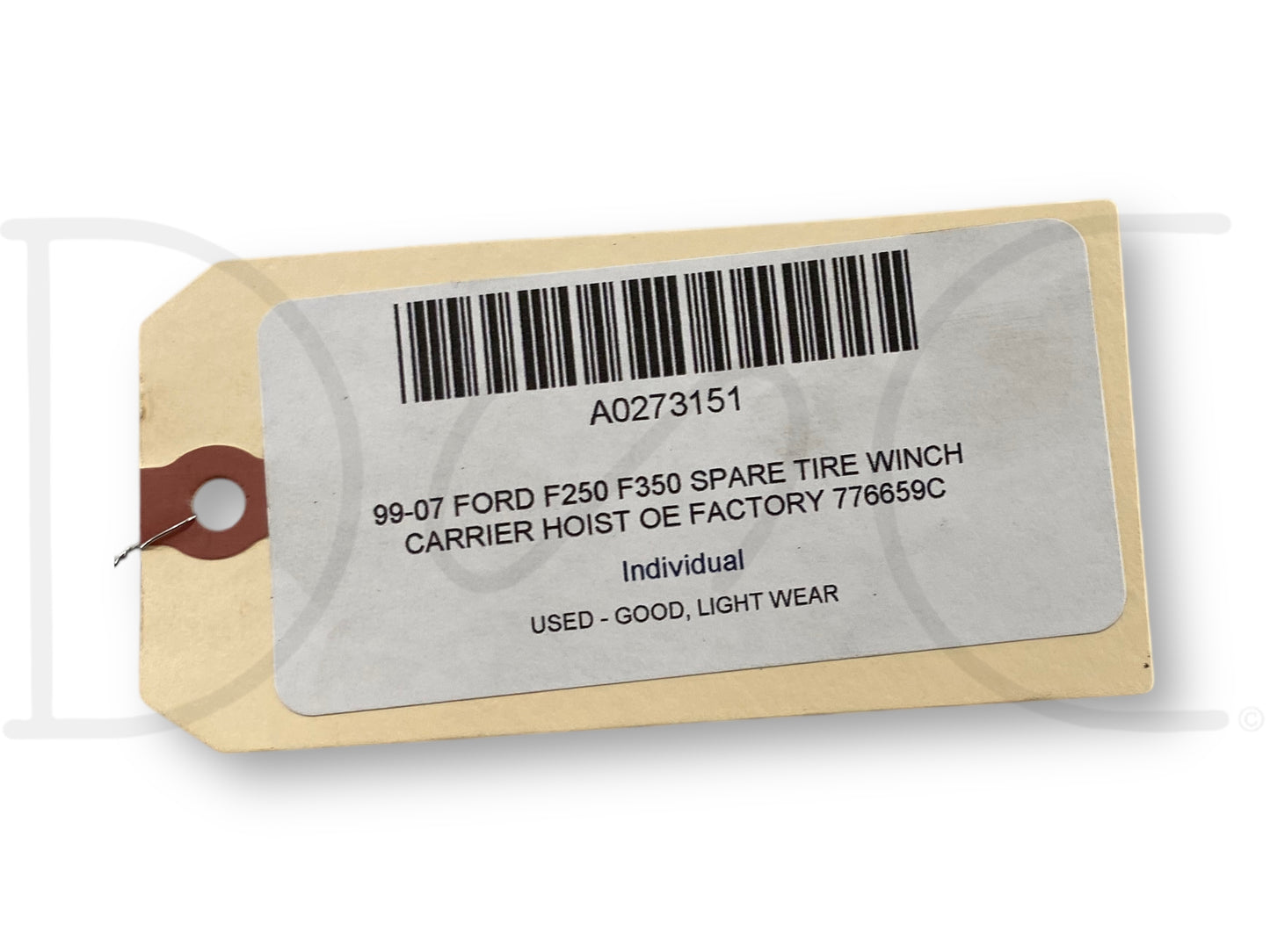 99-07 Ford F250 F350 Spare Tire Winch Carrier Hoist OE Factory 776659C