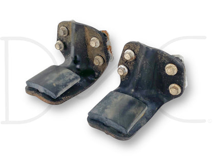 99-16 Ford F250 F350 Rear Auxiliary Leaf Spring Overload Bracket Set OE