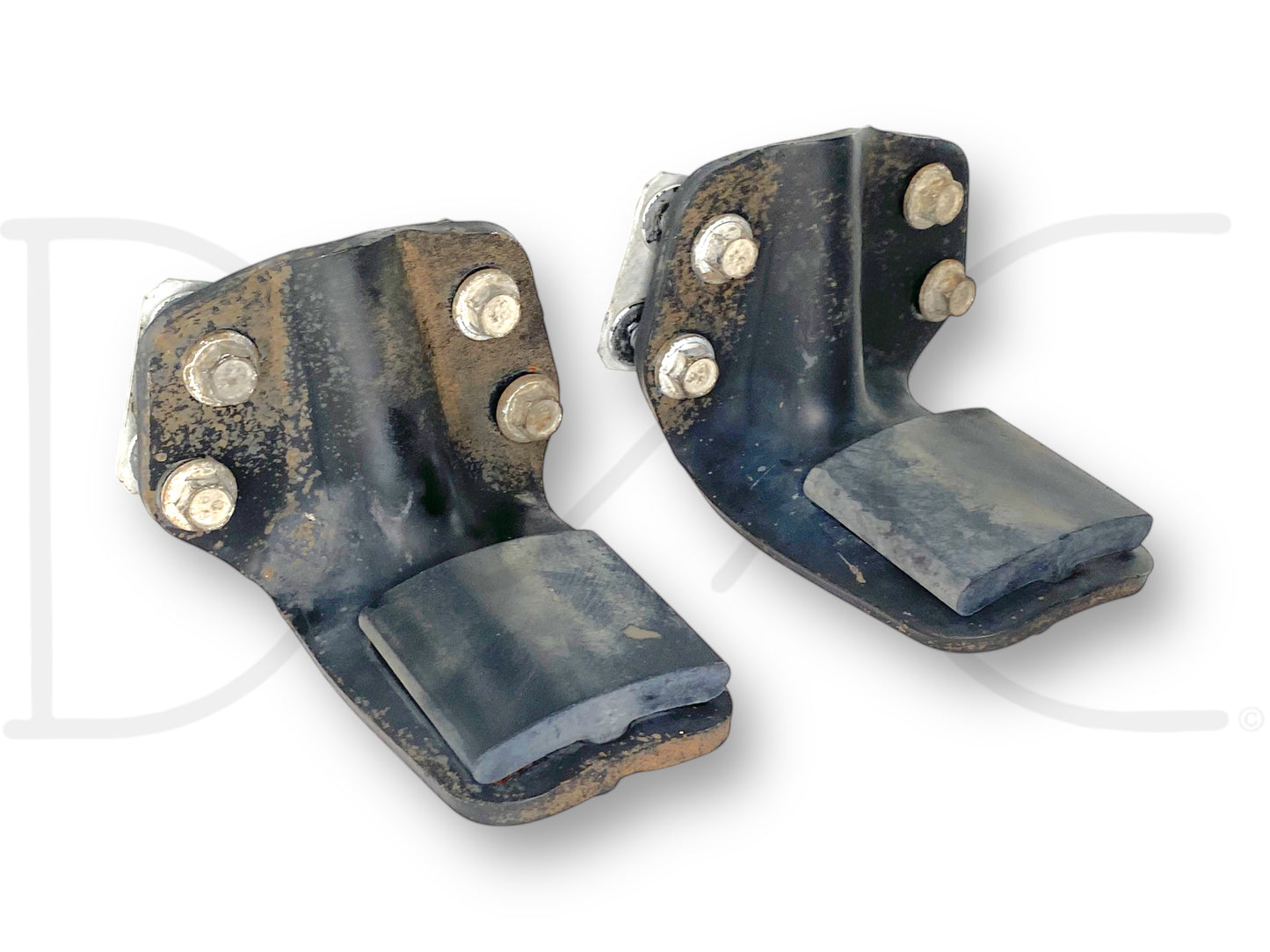 99-16 Ford F250 F350 Rear Auxiliary Leaf Spring Overload Bracket Set OE