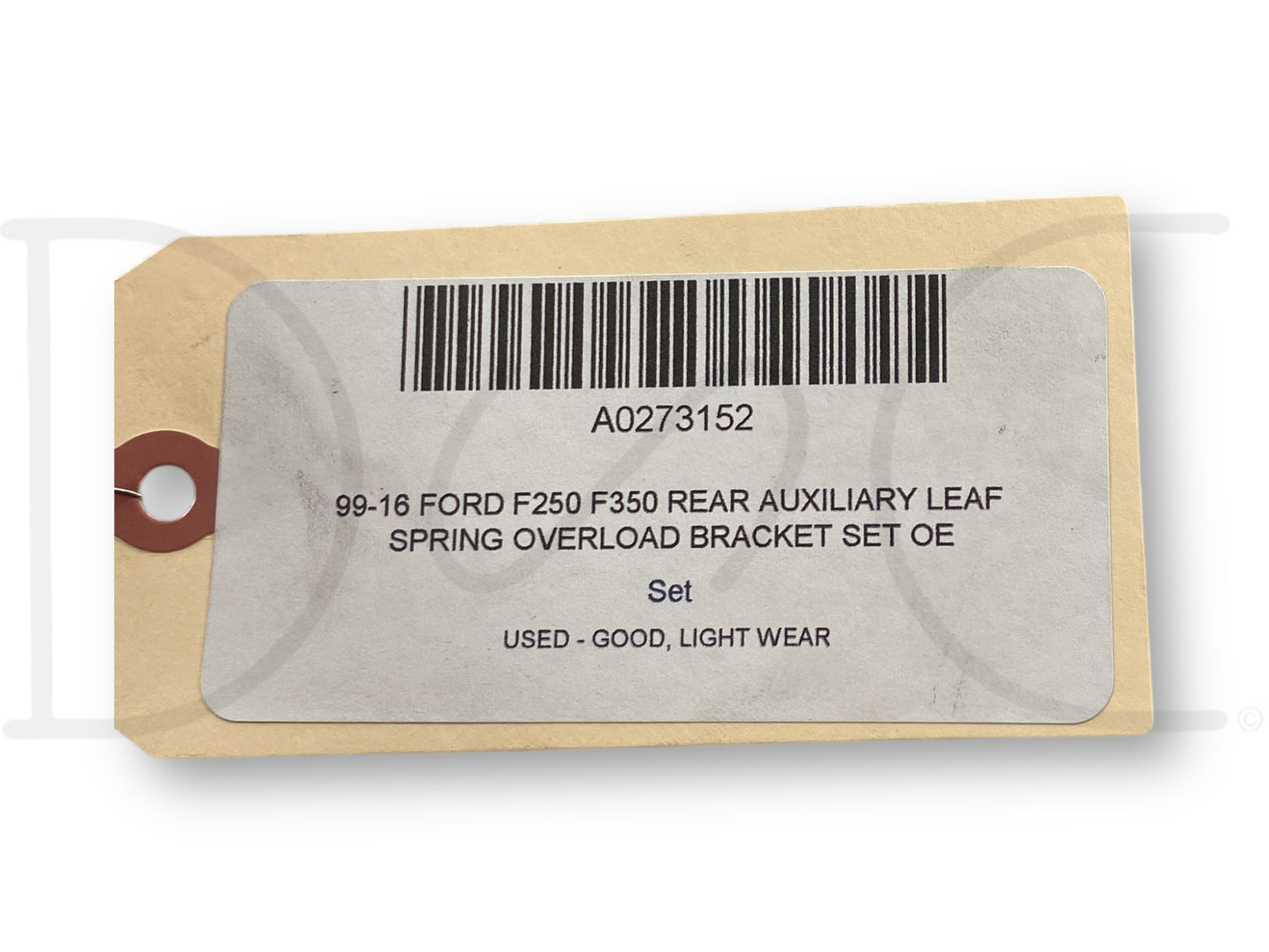 99-16 Ford F250 F350 Rear Auxiliary Leaf Spring Overload Bracket Set OE