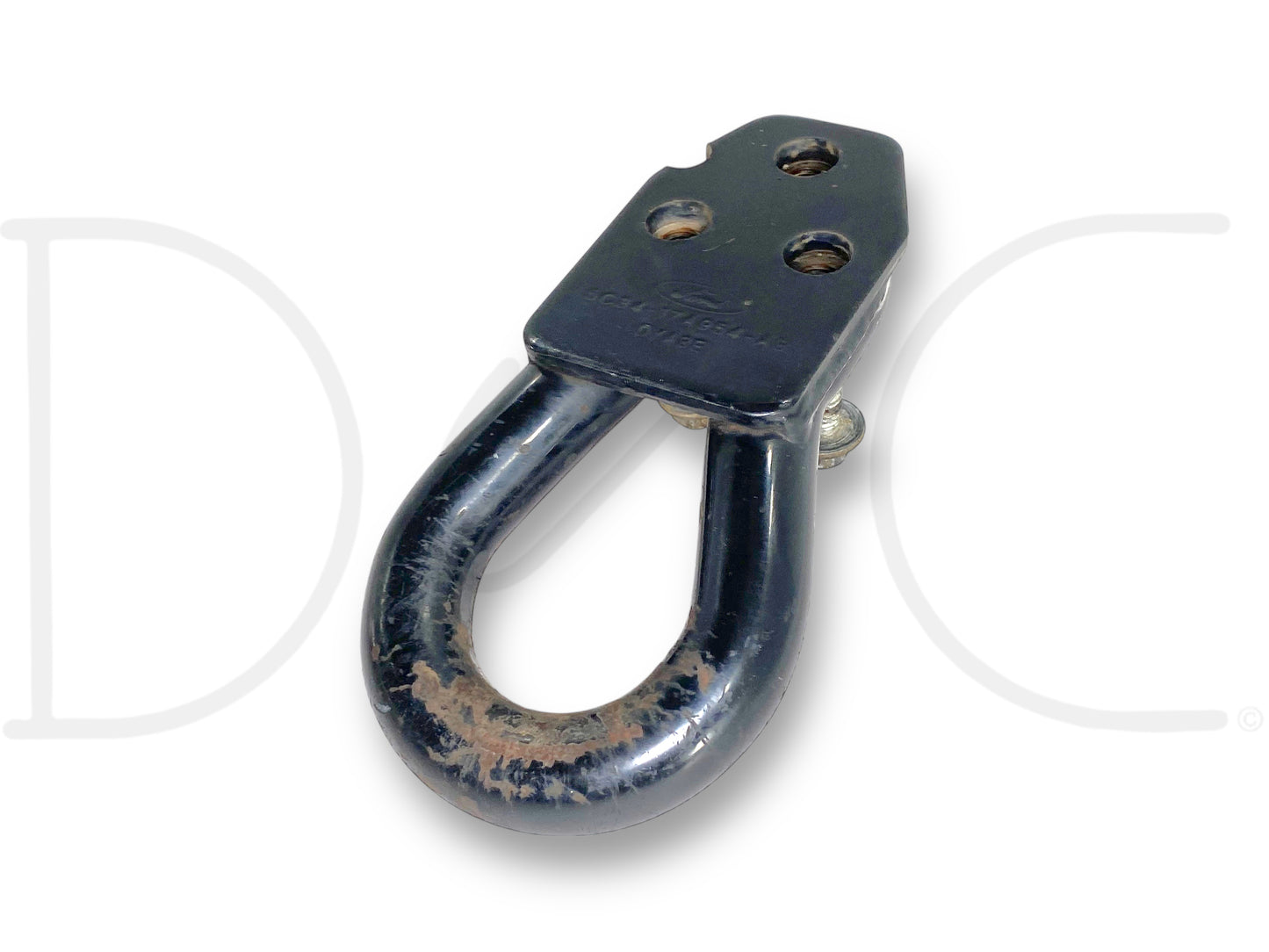 00-07 Ford F250 F350 Tow Hook Recovery Loop Black W/ Bolts 5C34-17A954-AB