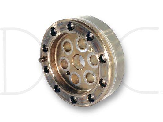 03-10 Ford F250 F350 6.0 6.4 Crank Shaft Spacer Crankshaft Adapter Flange OE, used condition with light wear, compatible with Powerstroke Super Duty models from 2003 to 2010.