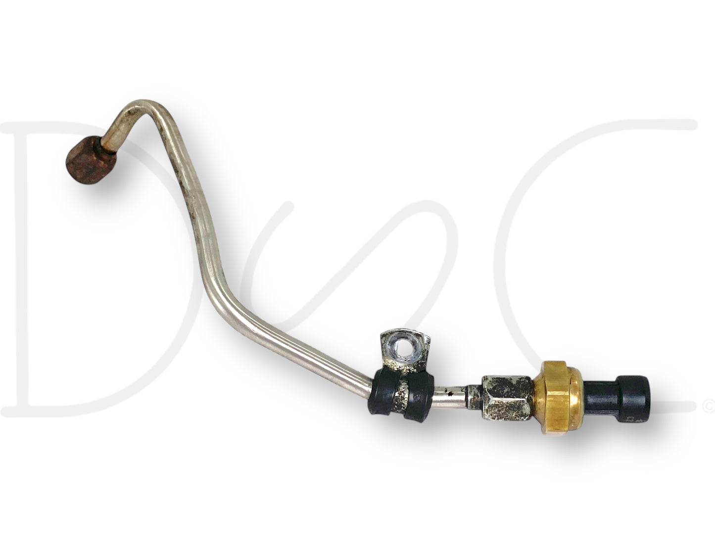 05-07 Ford F250 F350 6.0 6.0L Diesel Exhaust Backpressure EBP Sensor & Tube OE used in good condition with light wear, compatible with 2005-2007 Super Duty Powerstroke trucks.