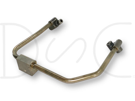 05-07 Ford F250 F350 6.0 6.0L Diesel HPOP High Pressure Oil Pump Branch Tube, used condition with light wear, compatible with 2005-2007 Ford Super Duty trucks for diesel engine repair.