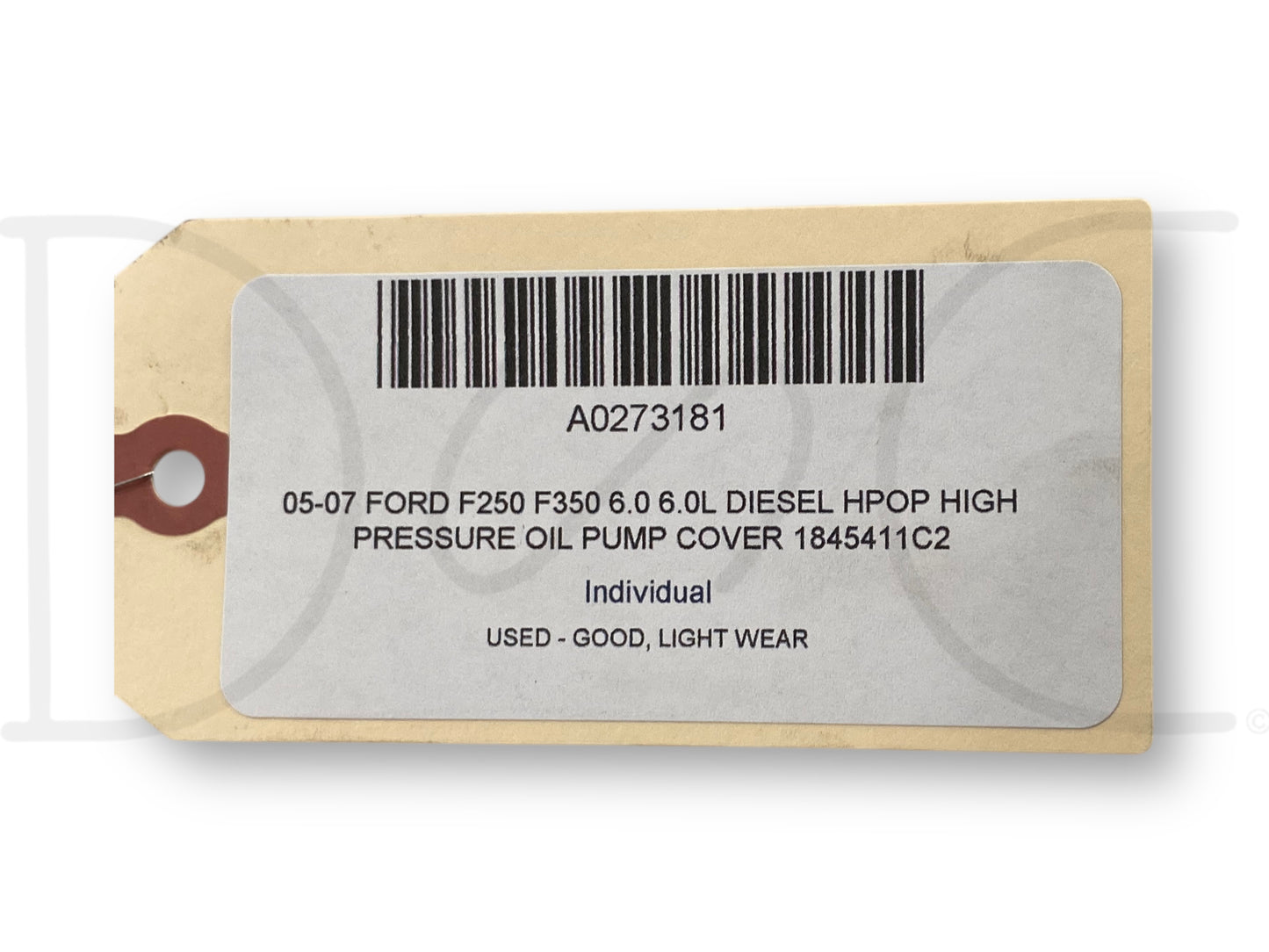 05-07 Ford F250 F350 6.0 6.0L Diesel HPOP High Pressure Oil Pump Cover 1845411C2