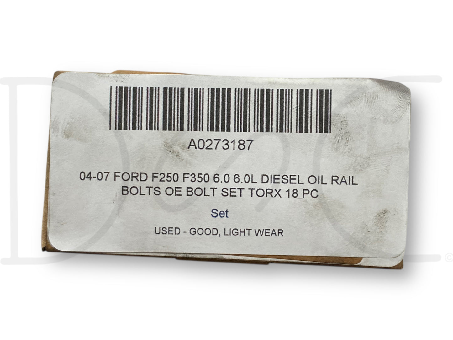 04-07 Ford F250 F350 6.0 6.0L Diesel Oil Rail Bolts OE Bolt Set Torx 18 Pc