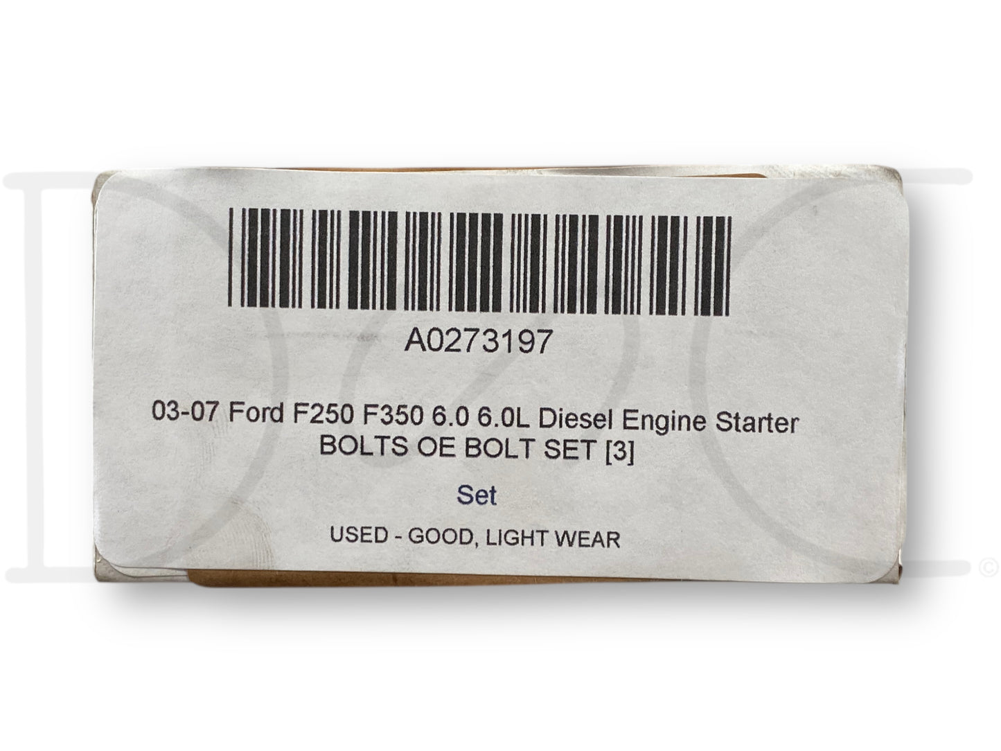 03-07 Ford F250 F350 6.0 6.0L Diesel Engine Starter Bolts OE Bolt Set [3]