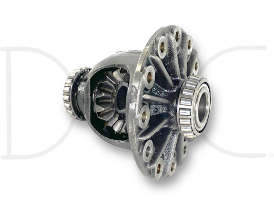 05-16 Ford F250 F350 DANA 60 Front Axle Differential Diff Carrier Open 42969, used with light wear, removed from 2007 Ford F-250 Lariat 6.0L Diesel, showing detailed metal construction and tapered roller bearing suitable for Ford Super Duty trucks from 2005 to 2016.