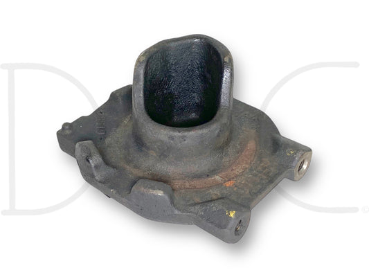 05-16 Ford F250 F350 Front Axle Coil Spring Seat Lower 4WD 4X4 DANA 60 OEM, used with good condition and light wear, removed from 2007 Ford F-250 Lariat 6.0L Diesel, compatible with Super Duty models from 2005 to 2016, heavy-duty black metal part.