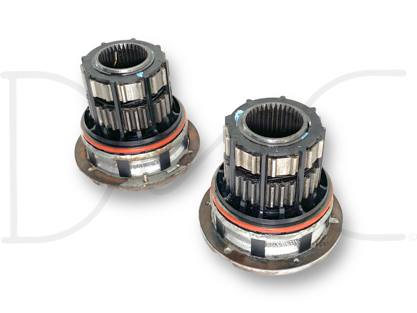 05-10 Ford F250 F350 4WD 4X4 Front Axle Auto Locking Hub Set Pair OEM Hubs