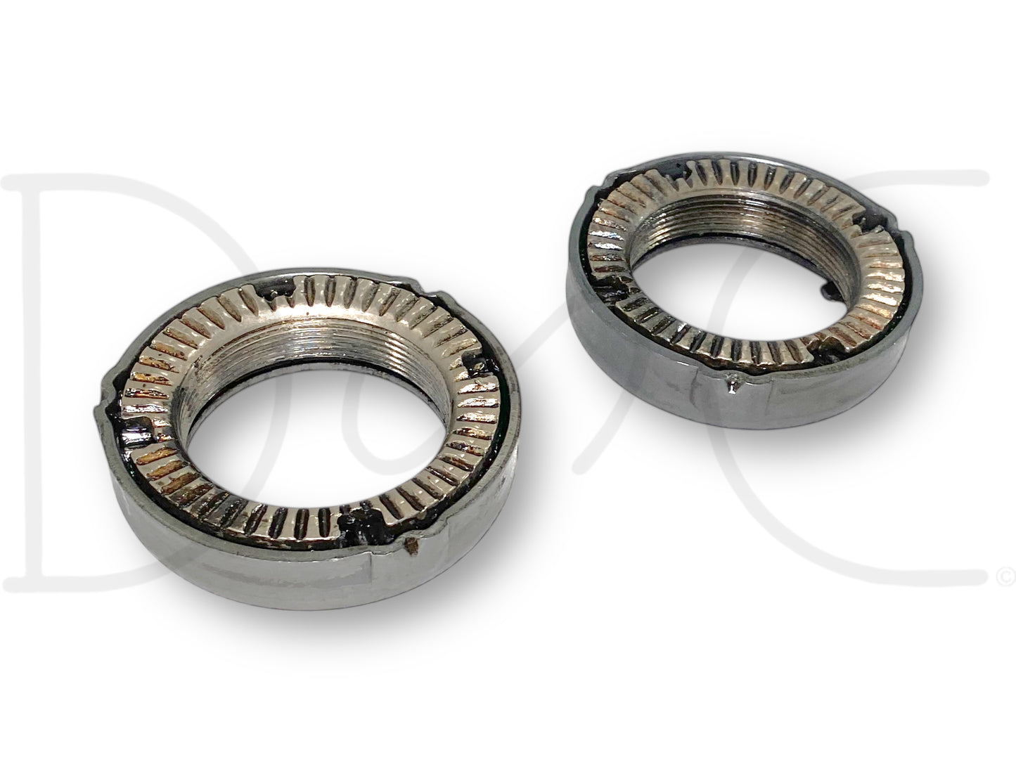 05-10 Ford F250 F350 Sterling 10.5 Rear Axle Wheel Hub Bearing Retainer Nut Set