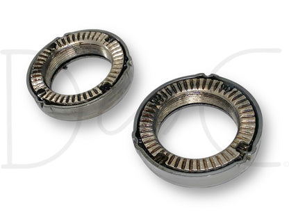 05-10 Ford F250 F350 Sterling 10.5 Rear Axle Wheel Hub Bearing Retainer Nut Set