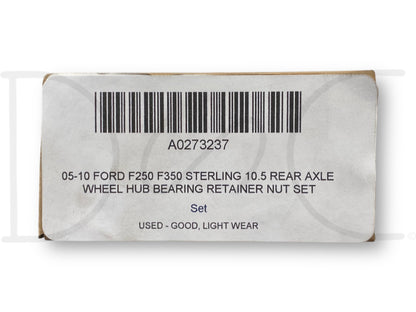 05-10 Ford F250 F350 Sterling 10.5 Rear Axle Wheel Hub Bearing Retainer Nut Set