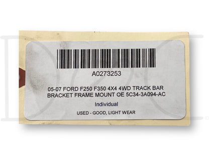 05-07 Ford F250 F350 4X4 4WD Track Bar Bracket Frame Mount OE 5C34-3A094-AC